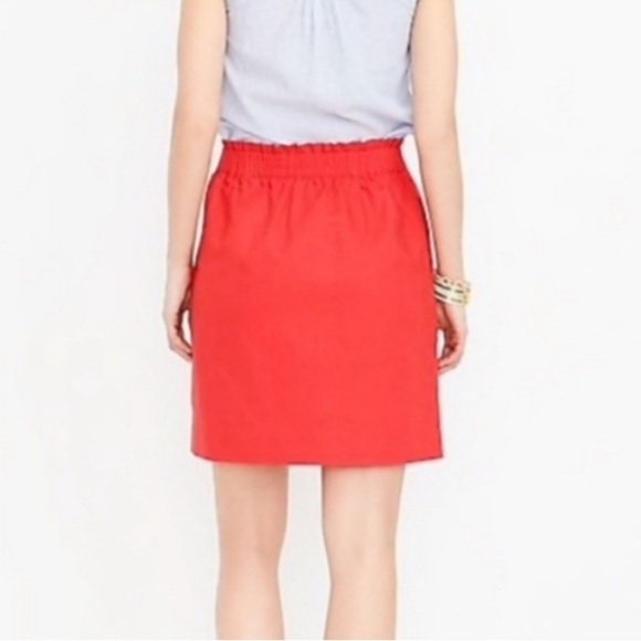J Crew Factory NWT Linen Cotton Sidewalk Mini Skirt Sz 6 - Picture 4 of 12